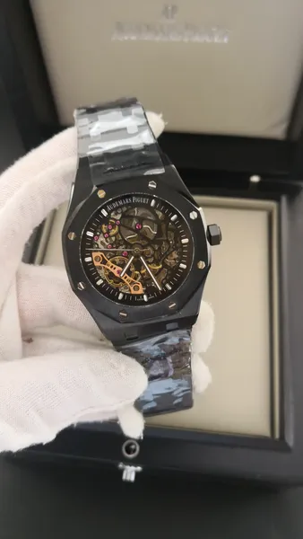 Aud. Pgt Royal Offshore Skeleton Preto - Imagem 2