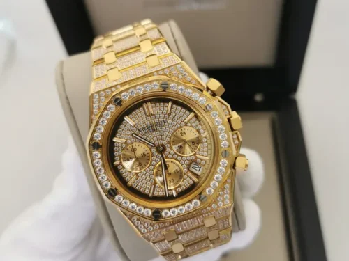 Aud. Pgt Royal Oak Chronograph Dourado