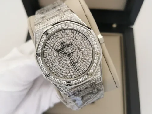 Aud. Pgt Royal Oak Prata Cravejado