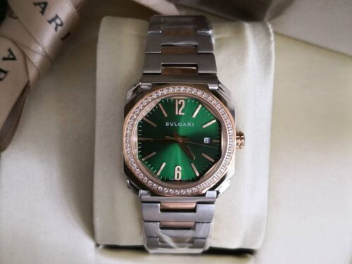Relógio Bvlgari Octo Cravejado
