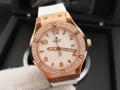 Relógio Hublot - Big Bang Branco Cravejado II