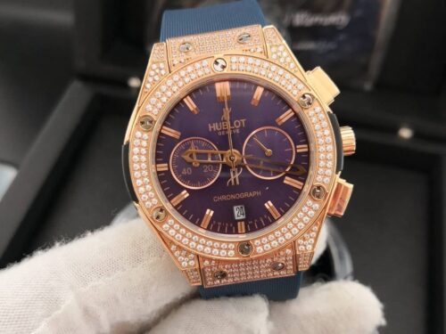 Relógio Hublot - Big Bang Azul Cravejado
