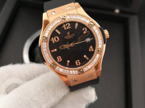 Relógio Hublot - Big Bang Preto Cravejado