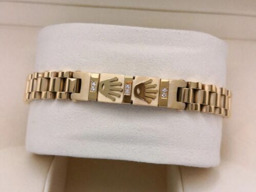 PULSEIRA ROLEX DOURADA