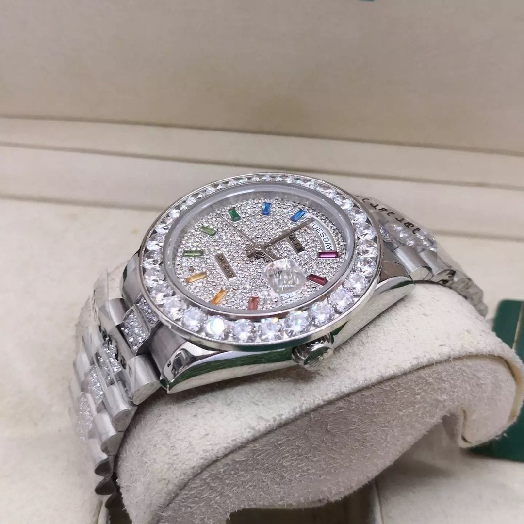 RLX DAY-DATE CRAVEJADO 38mm - Imagem 2