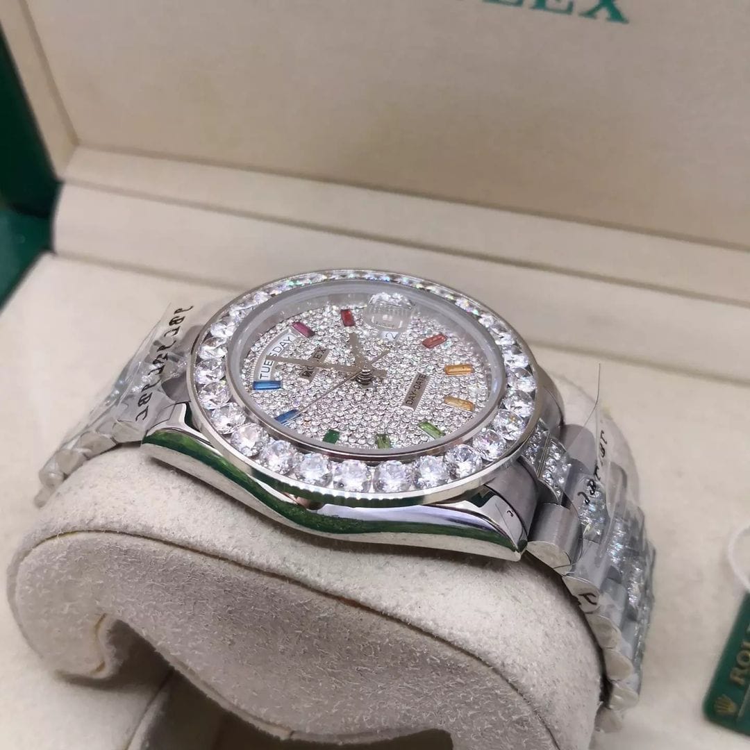 RLX DAY-DATE CRAVEJADO 38mm - Imagem 3