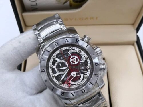 Relógio Bvlgari Skeleton - Silver