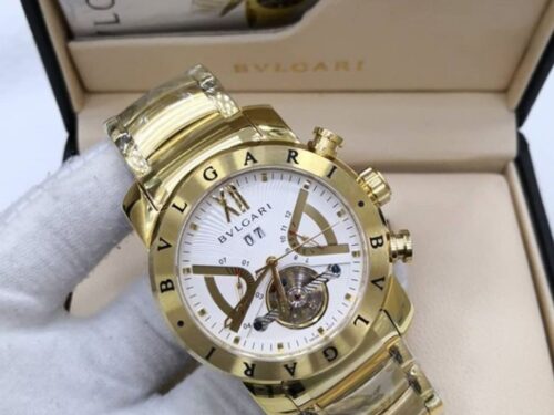 Relógio Bvlgari Iron Man - Gold