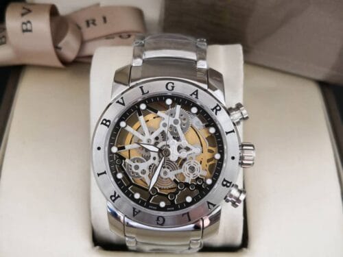 Relógio Bvlgari New Skeleton Silver