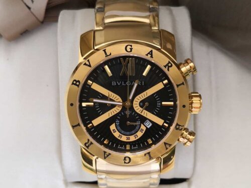 Relógio Bvlgari Iron Man SD38S Dourado