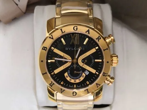 Relógio Bvlgari Iron Man SD38S Dourado