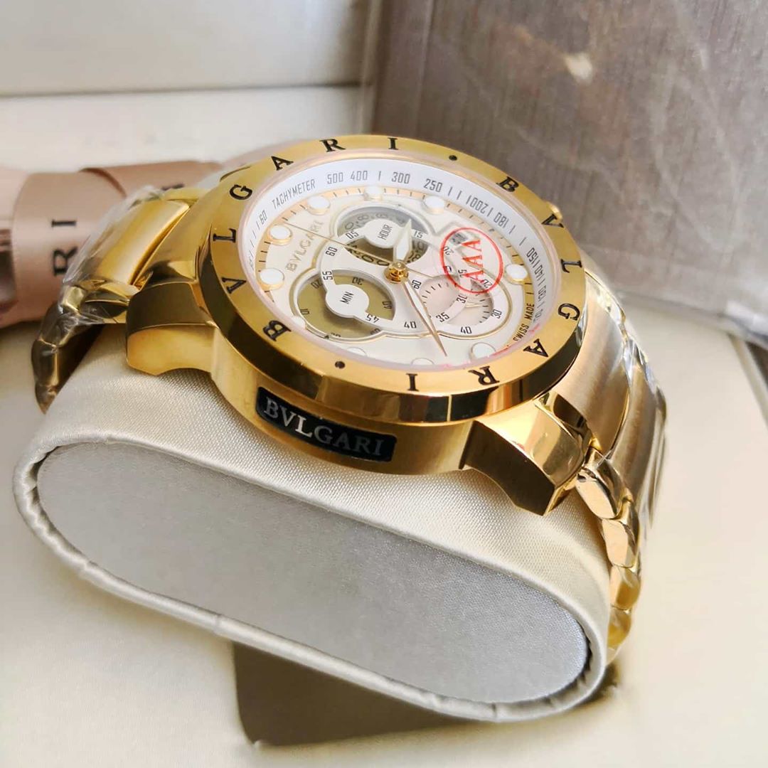 Relógio Bvlgari CH 45 - Gold White - Imagem 3