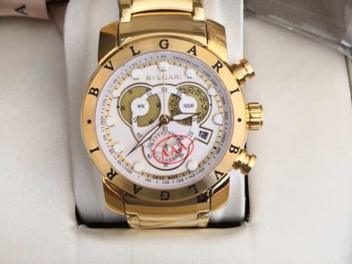 Relógio Bvlgari CH 45 - Gold White