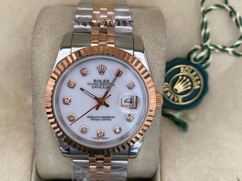 ROLEX DATEJUST - DIAMONDS ROSE