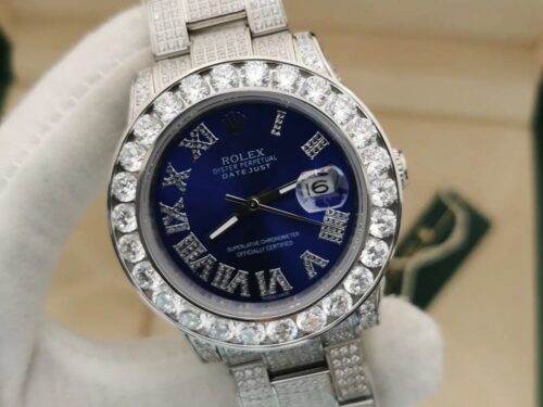 ROLEX DATEJUST - Cravejado