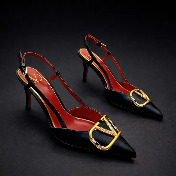 Sandália Slingback Valentino