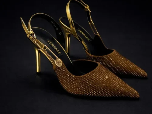 Sandália Slingback Versace