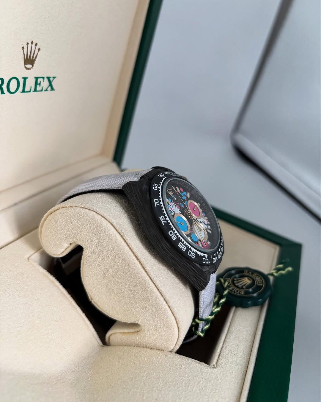 Relógio Rolex Daytona Fibra de Carbono DiW - Imagem 2