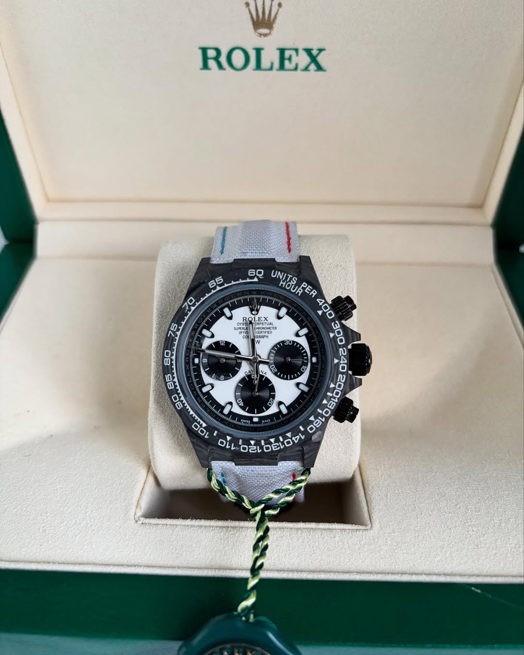 Relógio Rolex Daytona Fibra de Carbono DiW