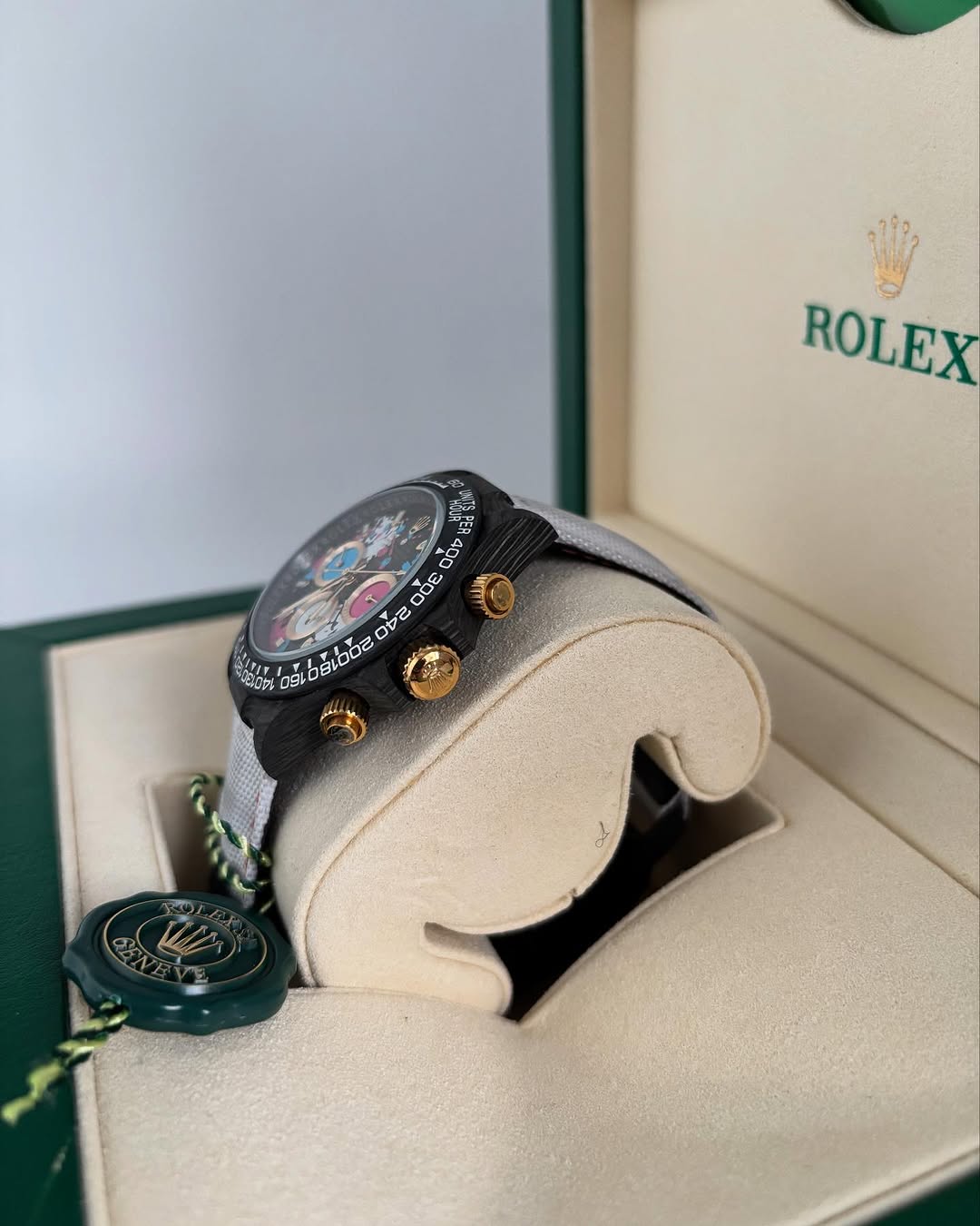 Relógio Rolex Daytona Fibra de Carbono DiW - Imagem 3