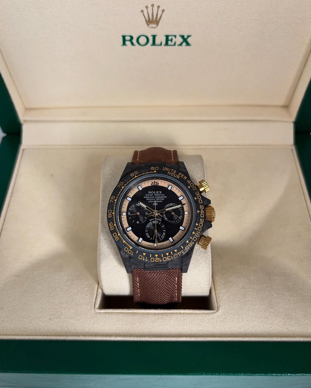 Relógio Rolex Daytona Fibra de Carbono